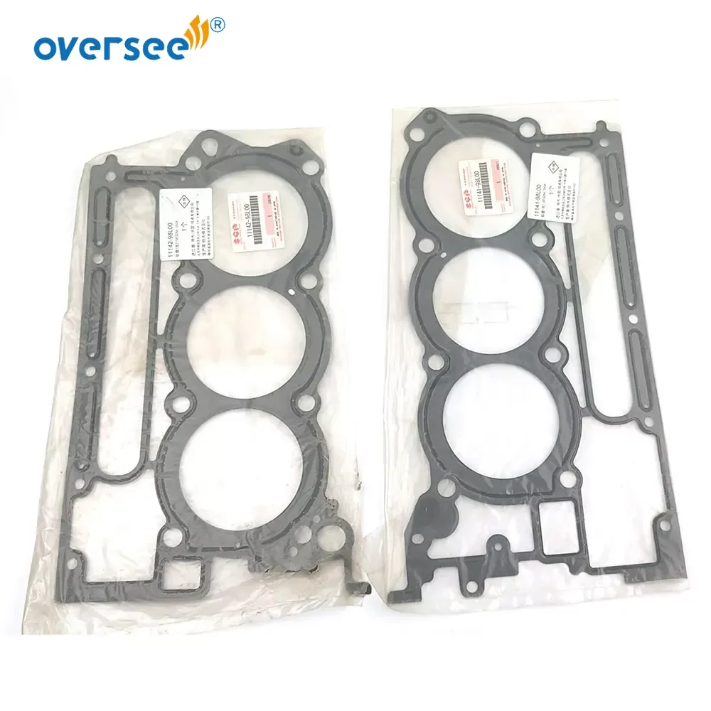 11141-98L00 & 11142-98L00 GASKET SET CYLINDER HEAD for SUZUKI 350 HP 4 Stroke Outboard Engine