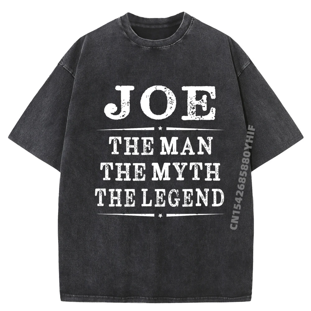 

Футболка Joe The Man The Myth для женщин, футболки с рисунком, семейные потертые футболки в стиле ретро, уличная одежда, удобная одежда с принтом