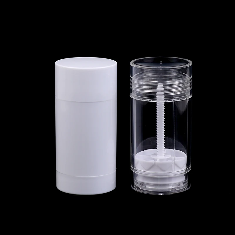 4.7*11 centimetri 75ML Bottiglia di Deodorante Contenitore Vuoto Fatto A Mano Rotondo Twist Up Fondo di Riempimento Vuoto Blush Stick di Riempimento Da Viaggio