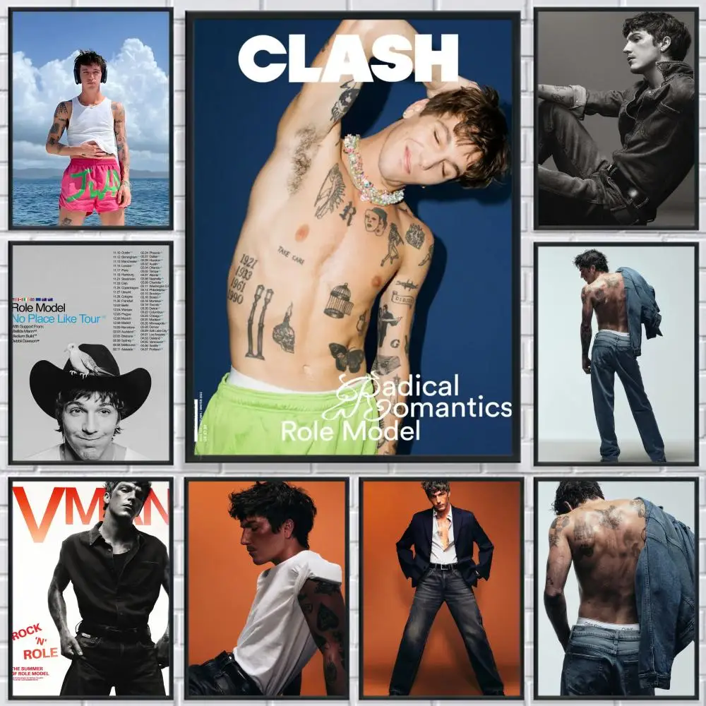 

Rapper Singer R-Role Model Poster HD Print Personalized Canvas Wall Mural Art Poster Photos for Living Room Home Decor Durable