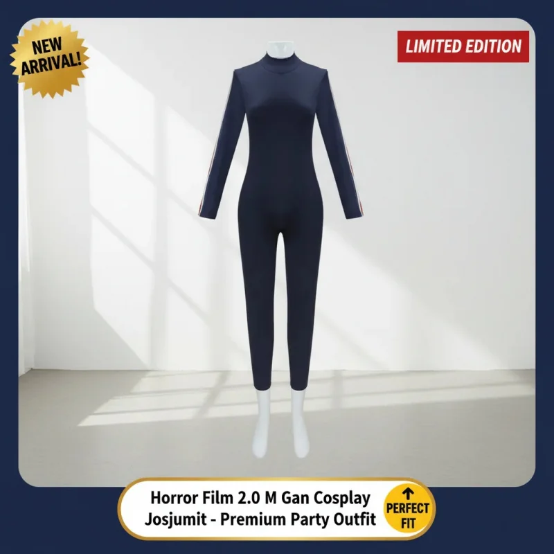 

✠CAINIAO✠CAINIAO M3gan Cosplay Costume Dress School Uniform Anime Halloween Party Outfit for Women Kids✠✠✠T@✠