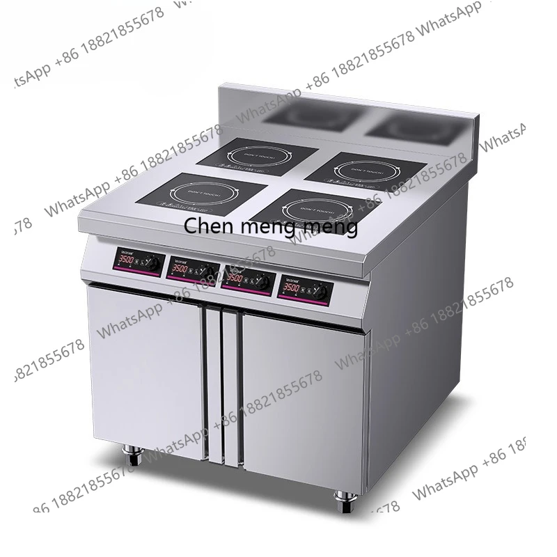 

Commercial induction cooker four-eye 3500w four-head cabinet stove high power, pot stove