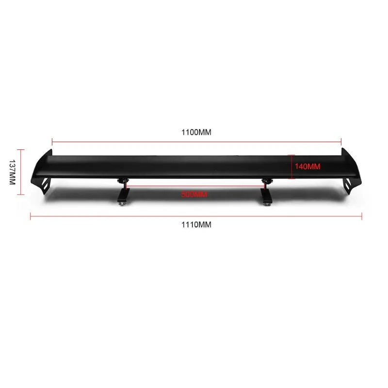 Suitable for car and passenger car modifications, single-layer aluminum alloy rear wings, hatchback windshields