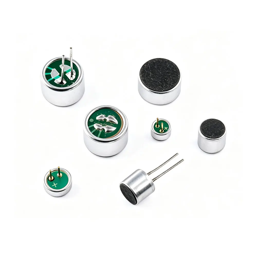 10pcs 4.5*2.2mm 6*2.2mm 6*5mm 9*7mm 9X4.5mm 4013 6022 6050 9070 Electret Microphone Condenser Pickup Microphone 52DB With 2pin