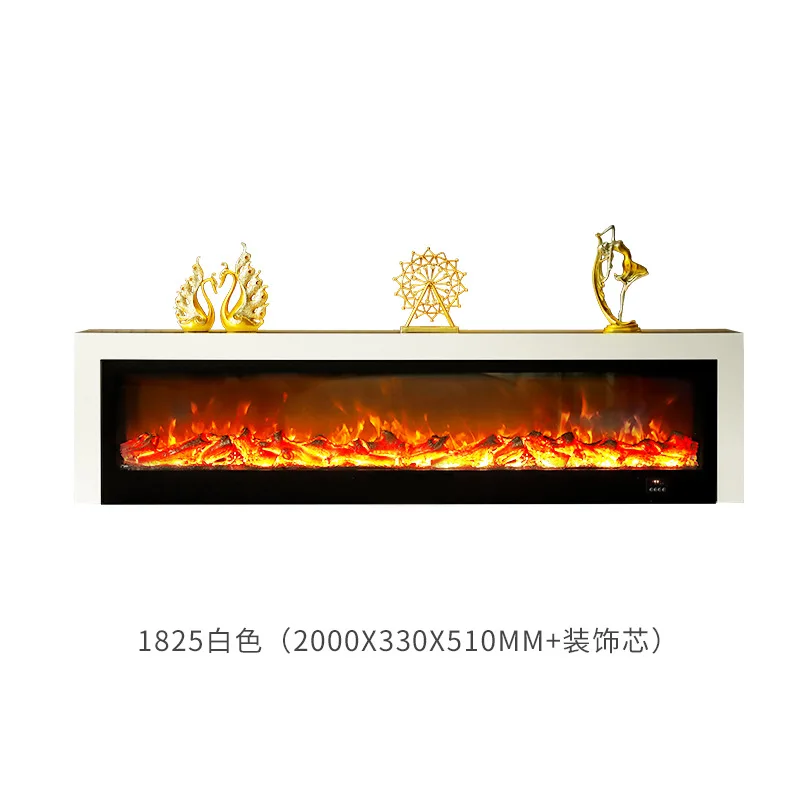 Custom Heating Fireplace Electronic Simulation Fireplace European Heating Built-in Complete Fireplace for Hotel Bar Living Room