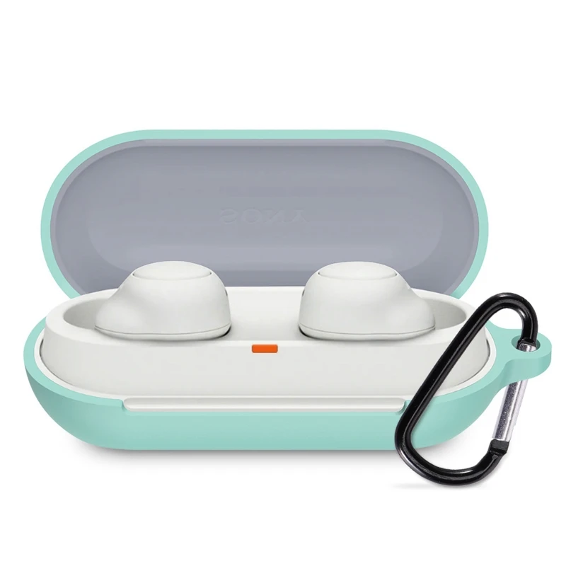 Funda protectora lavable Compatible con auriculares Sony-WF-C500, ligera, resistente a impactos, impermeable, silicona Sl