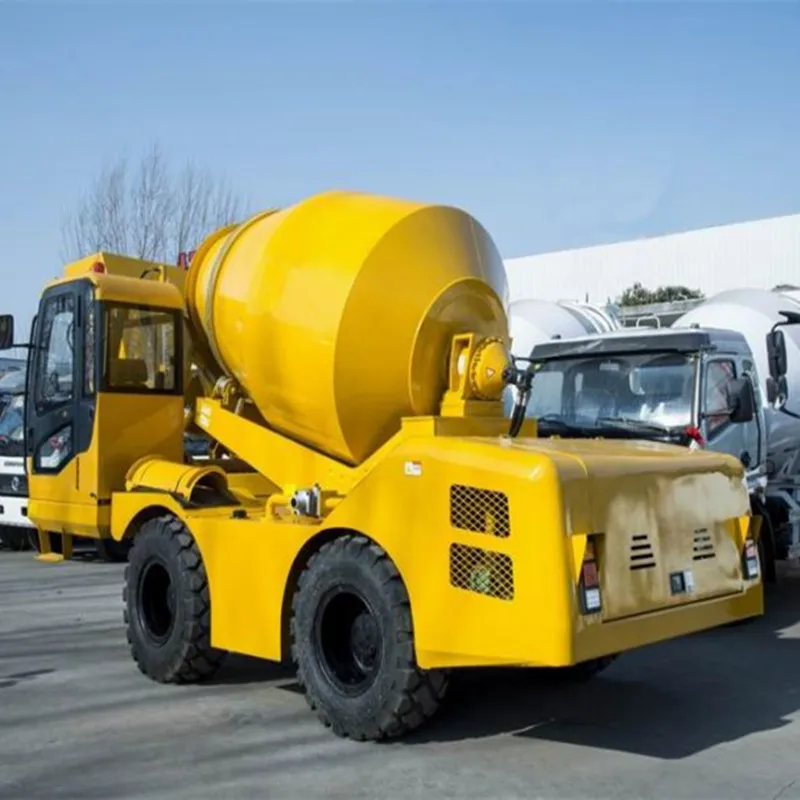 3.5m3 Self Loading Mobile Concrete Mixer With Front End Loader Self-loading Concrete Mixer Truck For Sale
