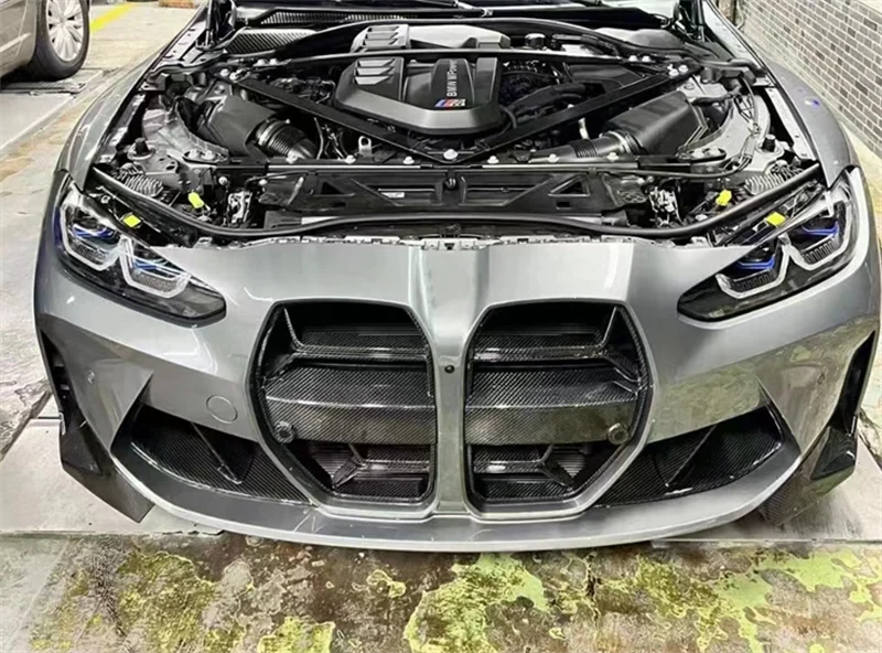 

3K True Carbon Fiber MP Style Front Bumper Grille for BMW G80 G82 G83 M3 M4 2021+ body Kit