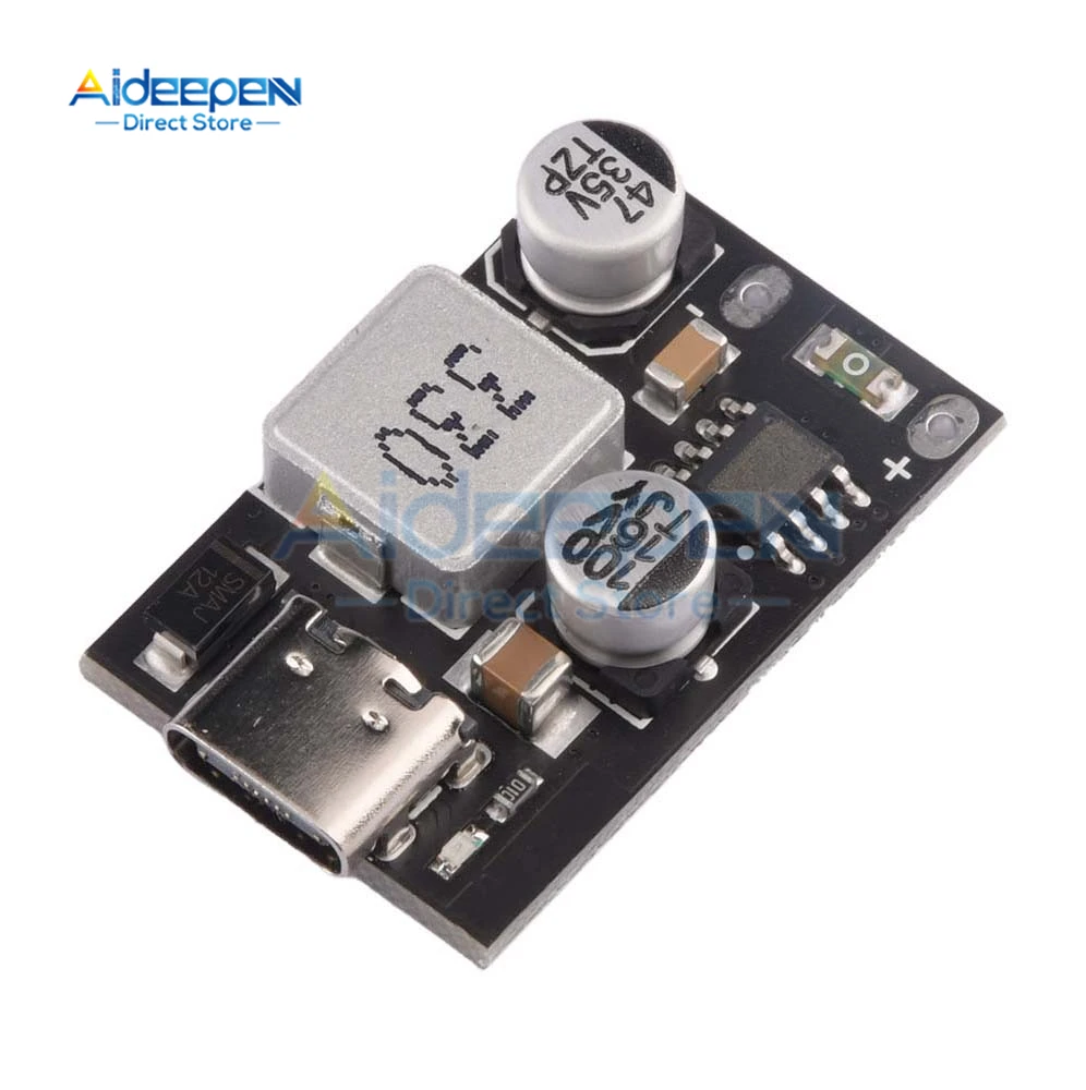 Type C 30W Fast Charge Module PD3.0 PPS QC3.0 SCP Quick Charging 5V 3.5A/9V 2.2A/12V 1.65A Overcurrent Short Circuit Protection