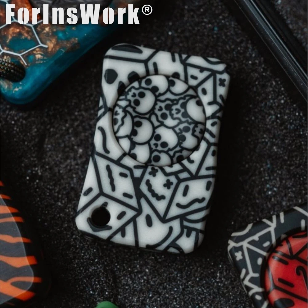 Boring Stone Luminous Resin Fidget Spinner Luminous Toys Finger Toys Fidget Gadget Office Gadgets