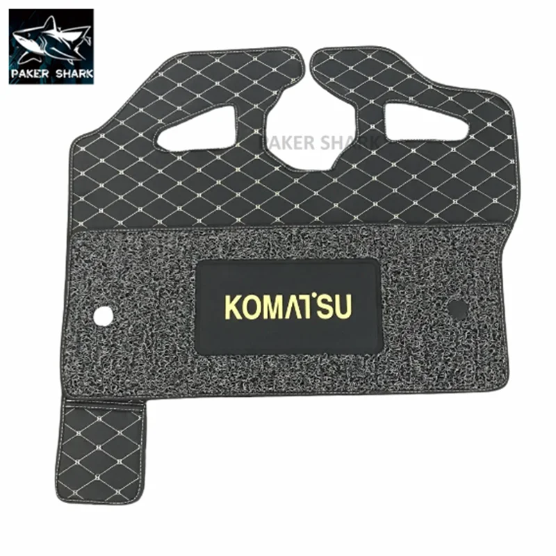 

For Komatsu Cab Foot Mat PC200- PC/300-7 PC360-7 Excavator Old Cab Floor Mat Carpet Emulsion