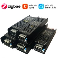LED Power Supply AC175-265V DC 24V Dimmer Transformer Tuya Zigbee Support Alexa Gooogle Voice APP Control For Home CCT LED Strip