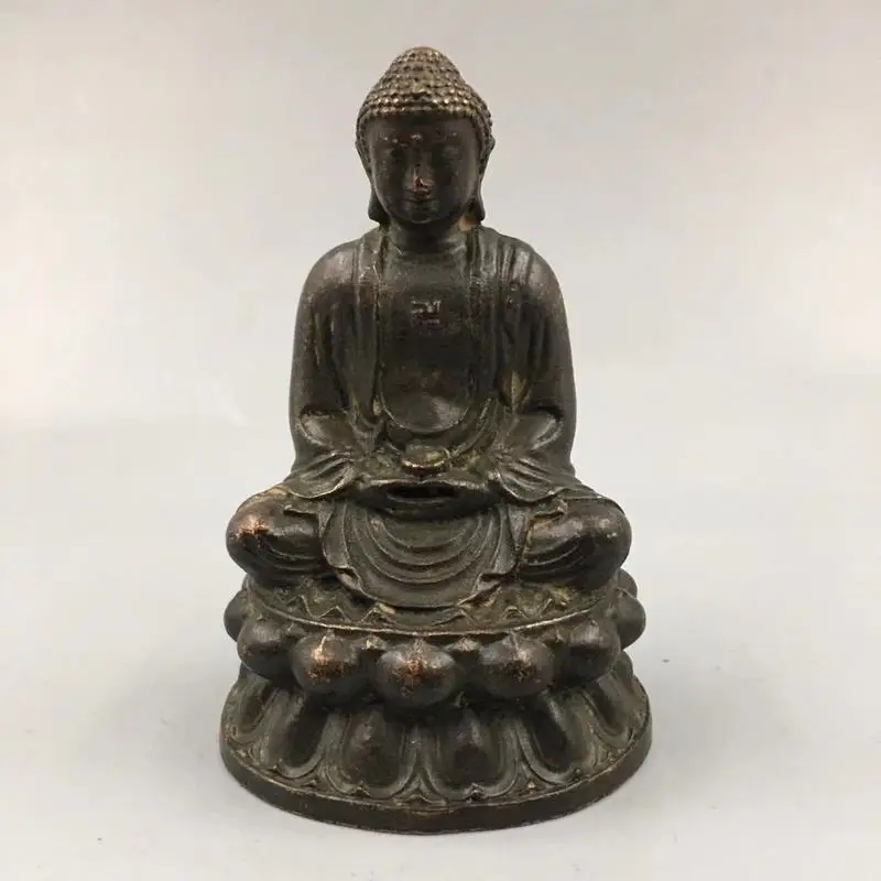 Miscellaneous Items, Vintage Distressed Artifacts, Antique Craft Collectibles, Brass Bronze Buddha Ornaments
