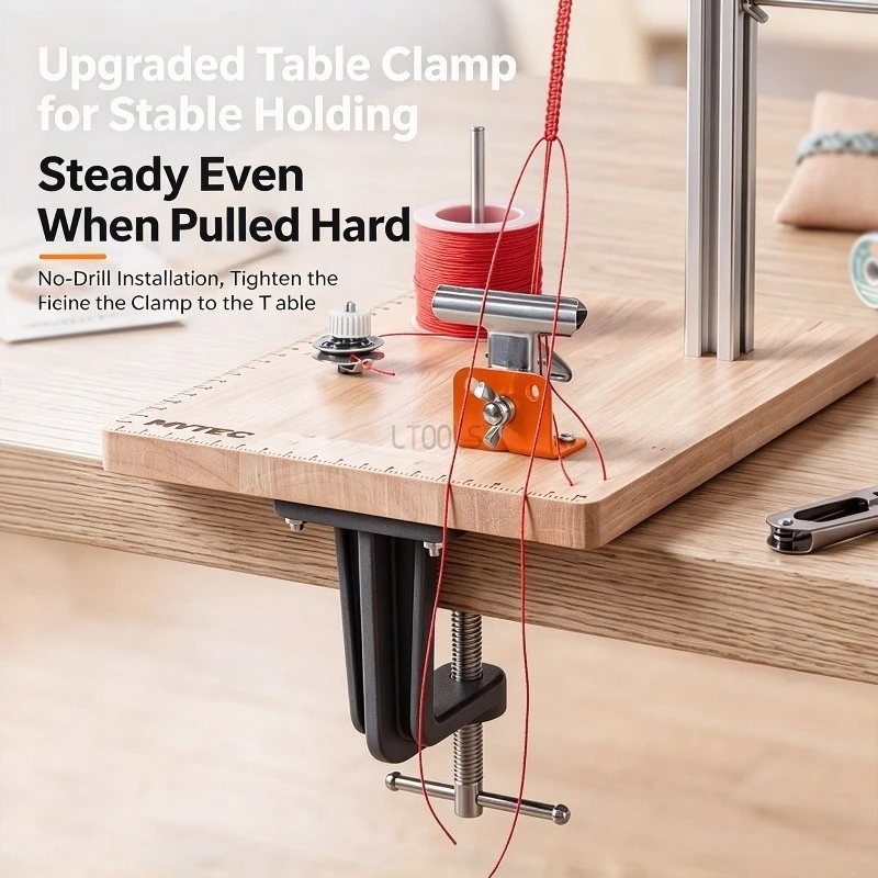 Mini Hand Knitting Holder Multifunctional DIY Bracelet Braiding Jig Hand Rope Braiding Making Aid Small Braiding Workstation