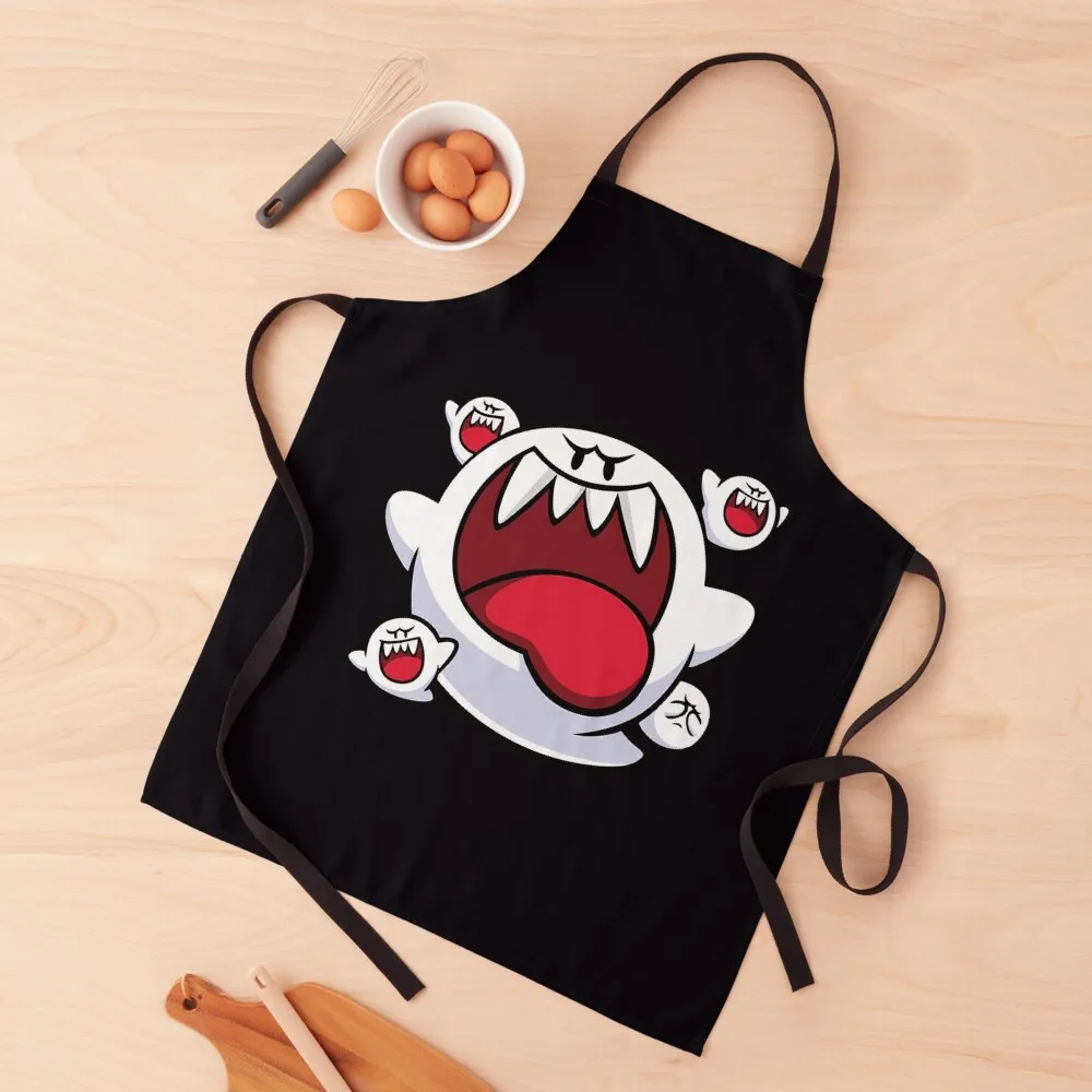 

King Boo Face \t Apron japanese style cookings for women Apron