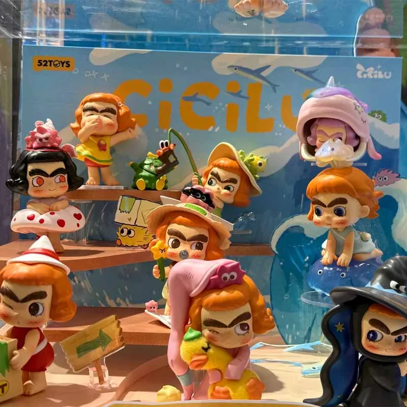 

Cicilu Ocean Messenger Series слепая коробка милая мультяшная кукла ручной работы настольный орнамент сюрприз модная игра виниловая слепая коробка игрушка Gif