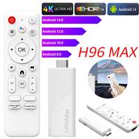 H96 Max Android TV Stick Android 14 Smart TV Box 2.4G 5G Wifi6 BT 4K Media Player 2GB 8GB/2GB 16GB Android TV Stick Quad Core
