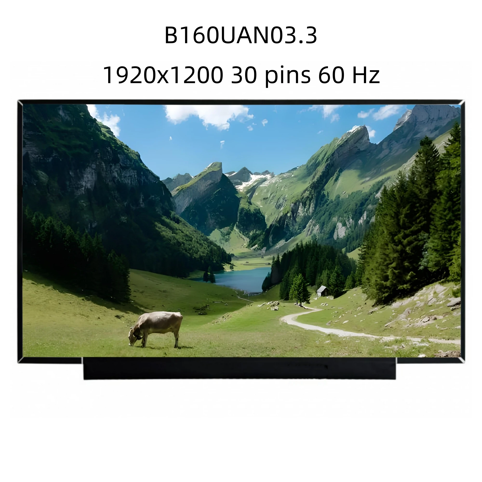 B160UAN03.3 16.0 inch 1920×1200 60HZ Laptop LCD LED Screen Panel Matrix D/PN 0CGDY2 FHD high brightness color gamut