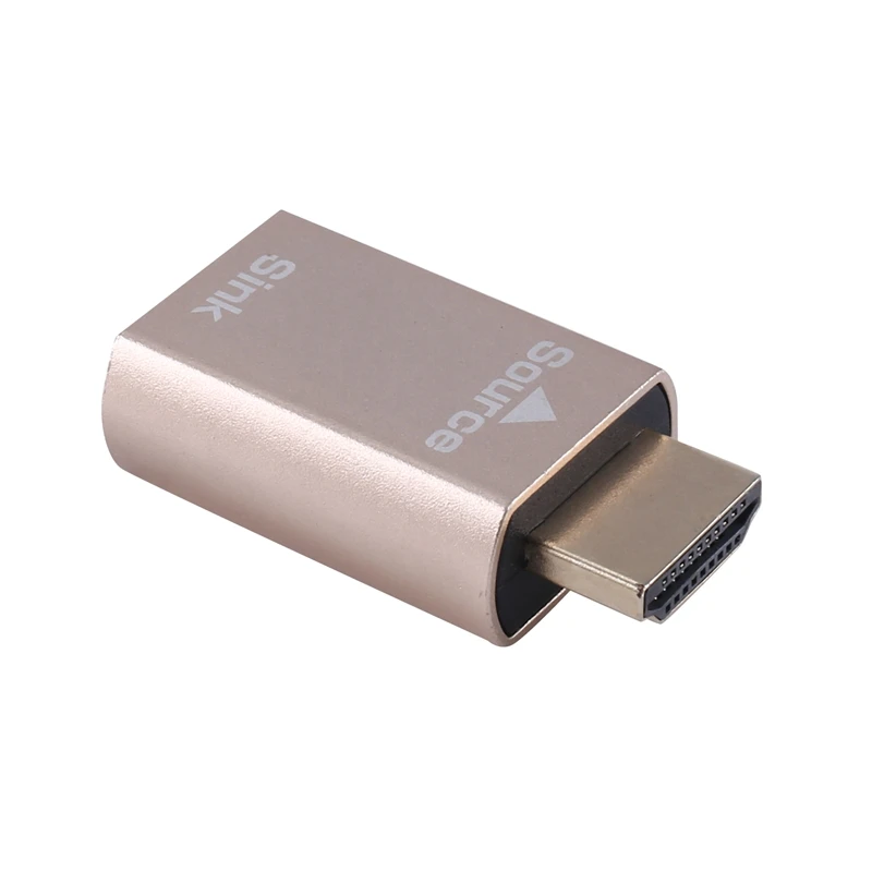 -Compatible KVM HDMI2.0 Virtual Adapter EDID DDC Dummy Plug For -Compatible Emulator