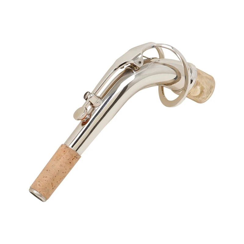 

A79E-New Alto Saxophone Bend Neck Brass Material Sax Woodwind Instrument Accessory 25Mm