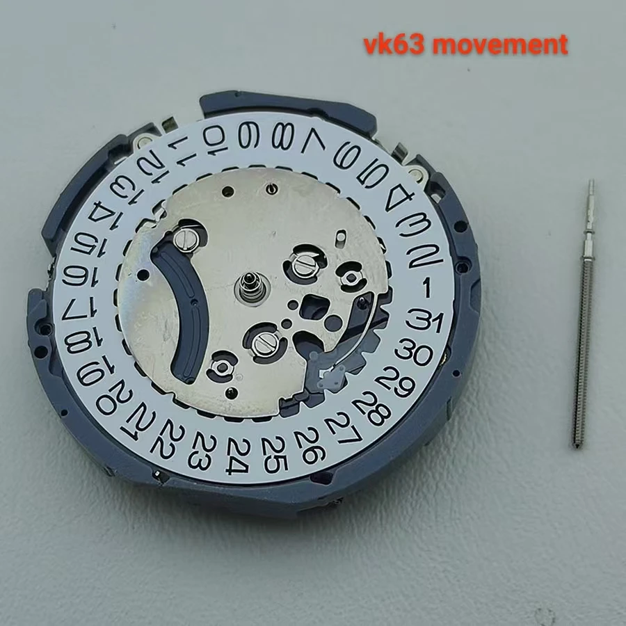 VK63 Movement Multifunctional Six Pin Quartz Watch Movement VK63A Movement 3 o'clock