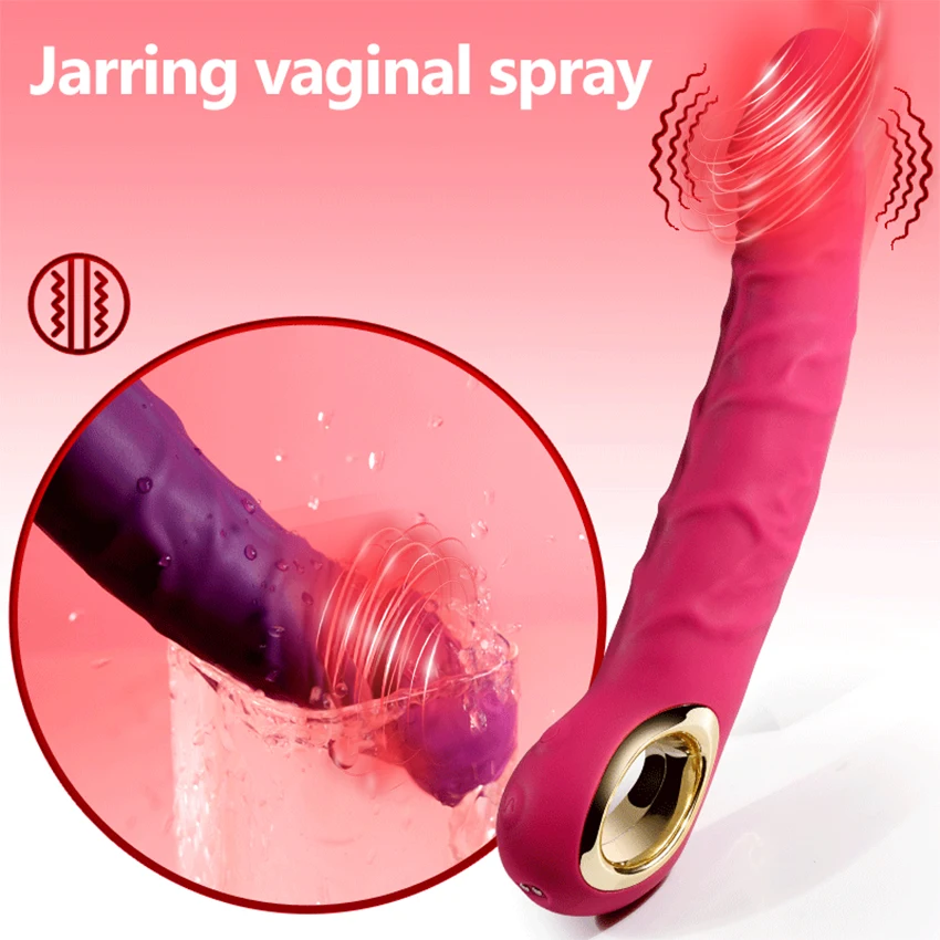 Realistic Dildo Vibrator for Women Sex Toys Clitoris G Spot Anal Stimulator with 10 Powerful Vibration Mode Waterproof Powerful