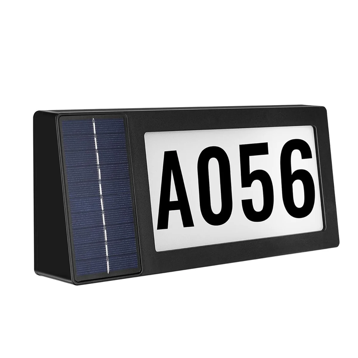 

A96Q-Solar Address Sign, Illuminated House Numbers Solar Powered, Waterproof Numbers for Outside, 2-Color