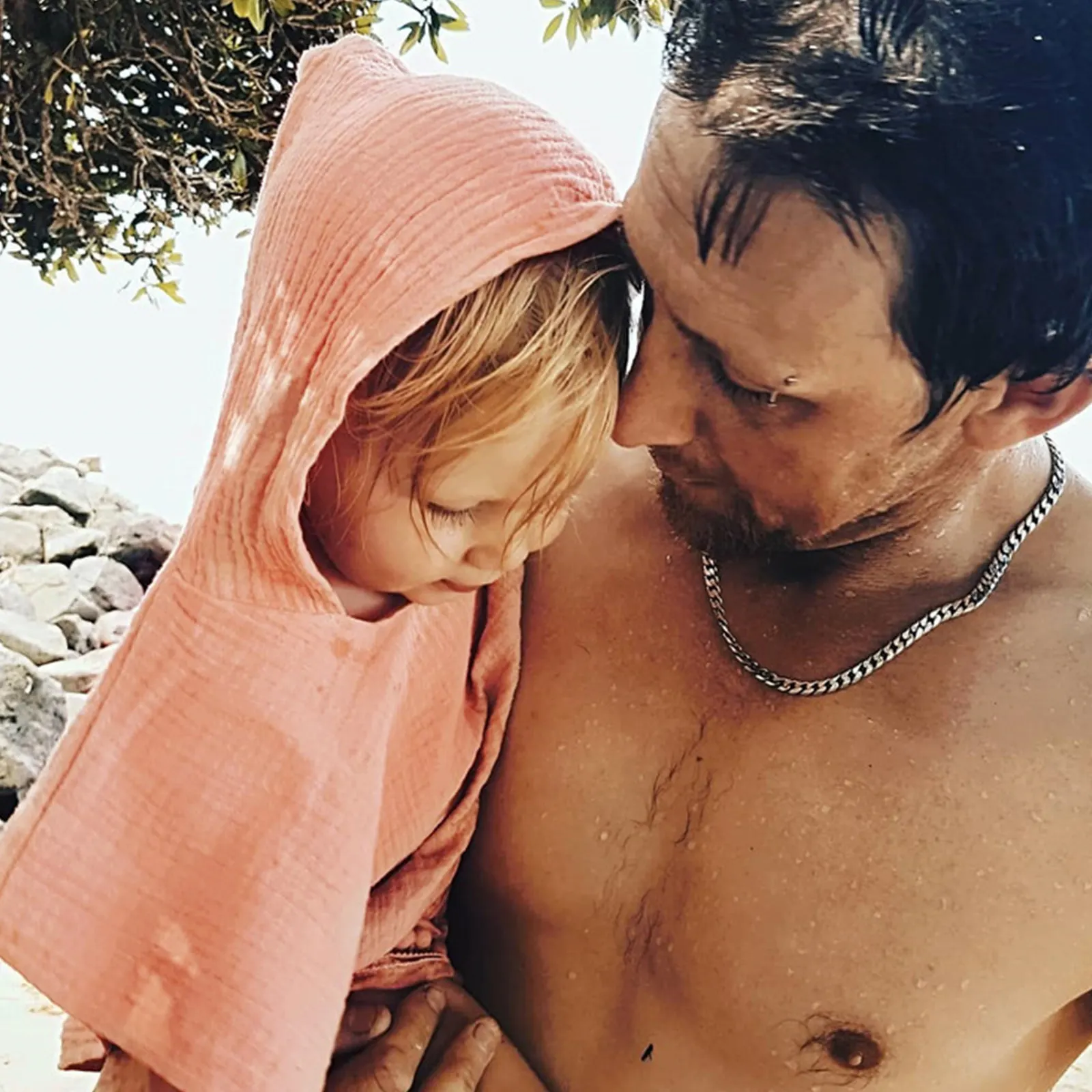 

Girls Boys Toddler Baby Hooded Swim Suit Cotton Summer Clothes Quick Drying Breathable Comfortable Beach Vacation