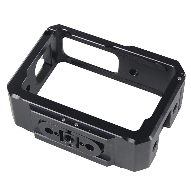 Aluminium-Schutzkäfig Rig 1/4 magnetischer Stativadapter Kaltschuhhalterung für Insta360 One R / RS Action-Kamera, erweiterter Rahmen – Detail 24