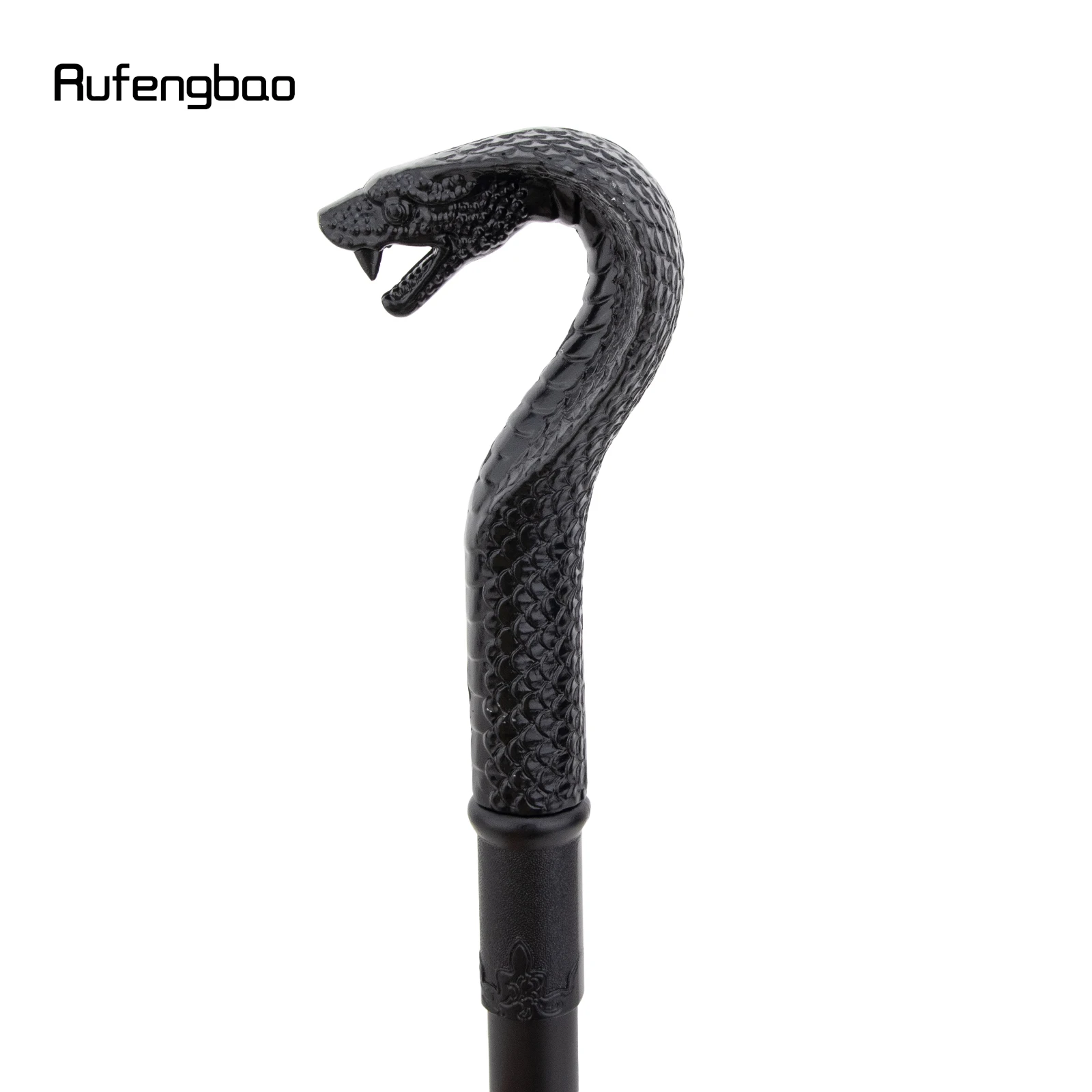 Preto de luxo cobra lidar com moda bengala para festa decorativa bengala elegante botão crosier bengala 94cm