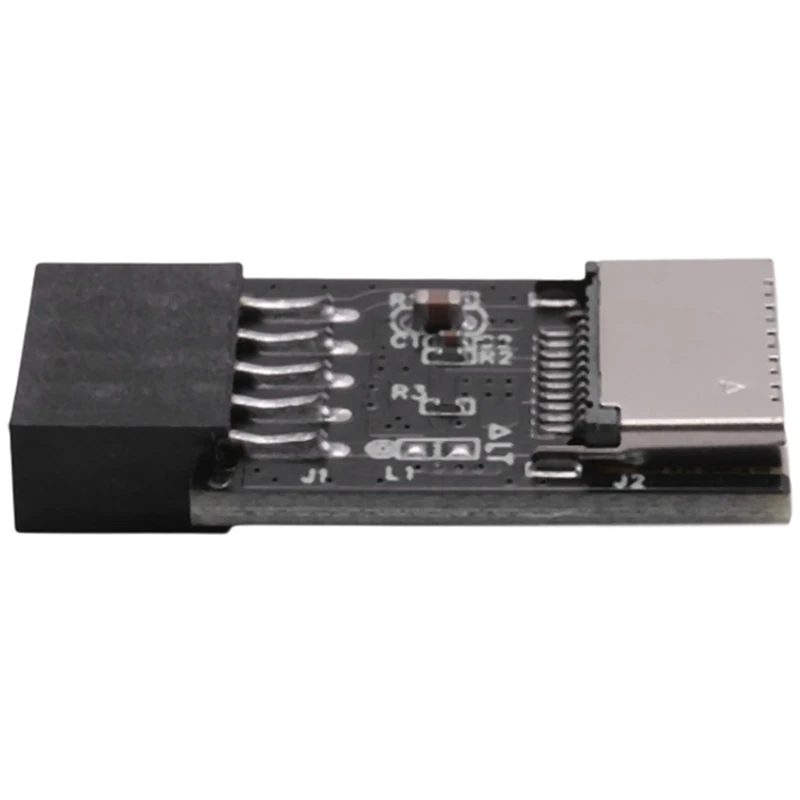 Motherboard USB2.0 9Pin To TYPE-C A-KEY Front Connector Converter USB3.2 TYPE-E Interface Header Adapter Extender Card