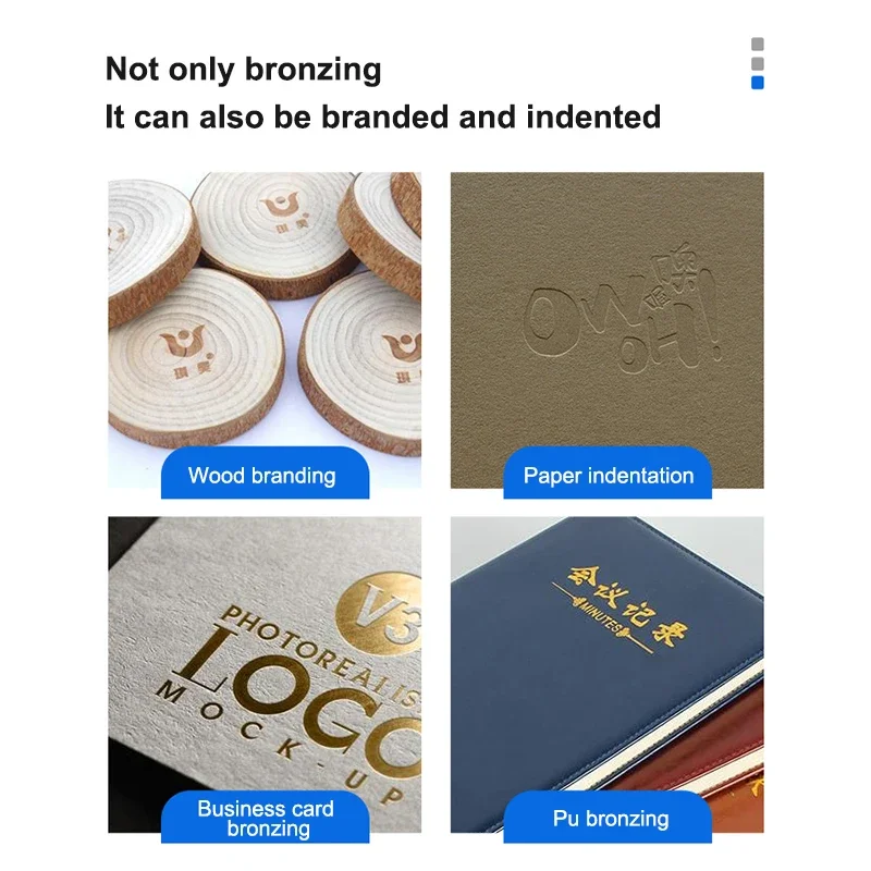 T851 10*13CM Manual Hot Stamping Machine Hot Lettering Machine Paper  Plastic Leather Presser