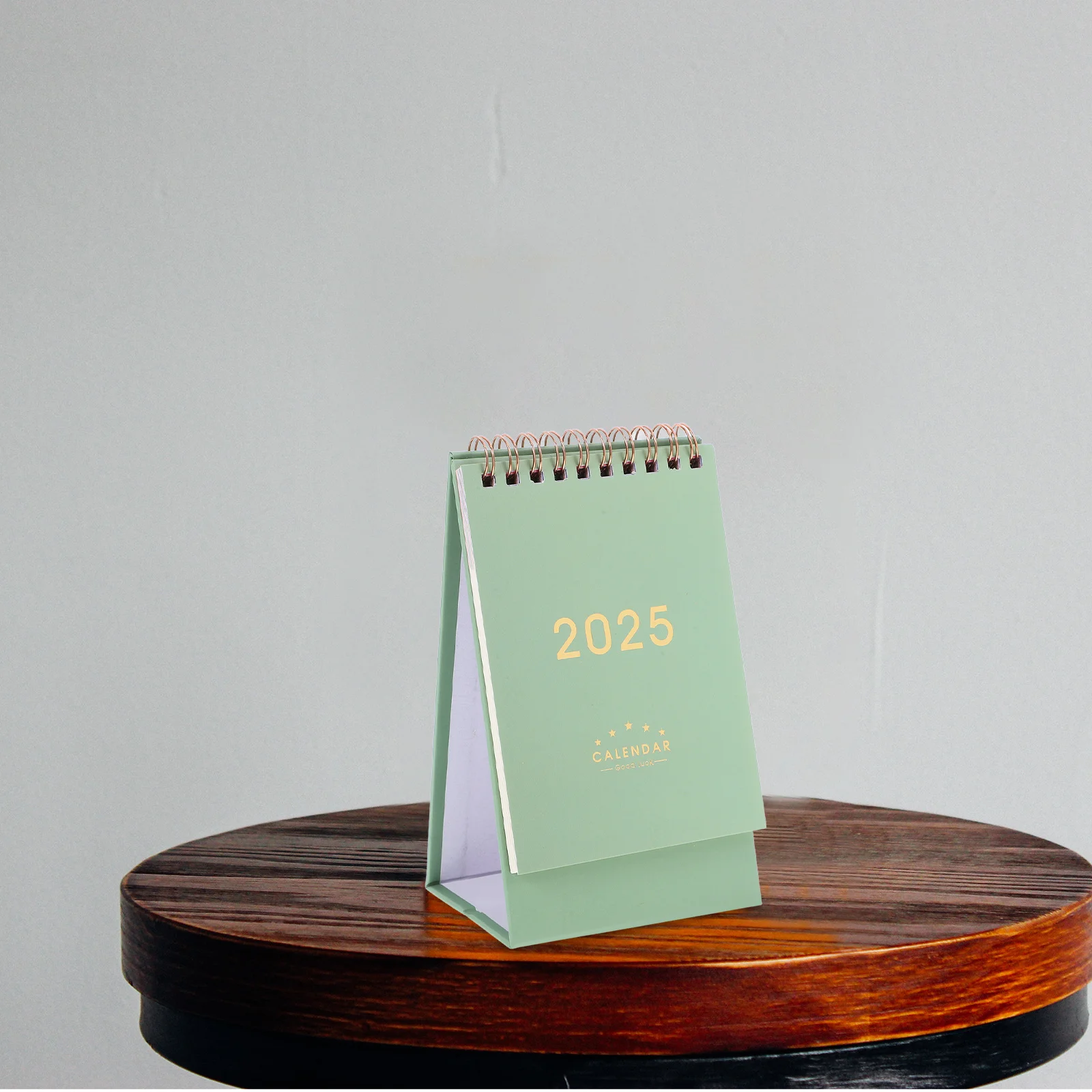 

Thick Paper Standing Flip 2024-2025 Desk Freestanding Office Coil Binding Mini Desktop Calendar For Home Office