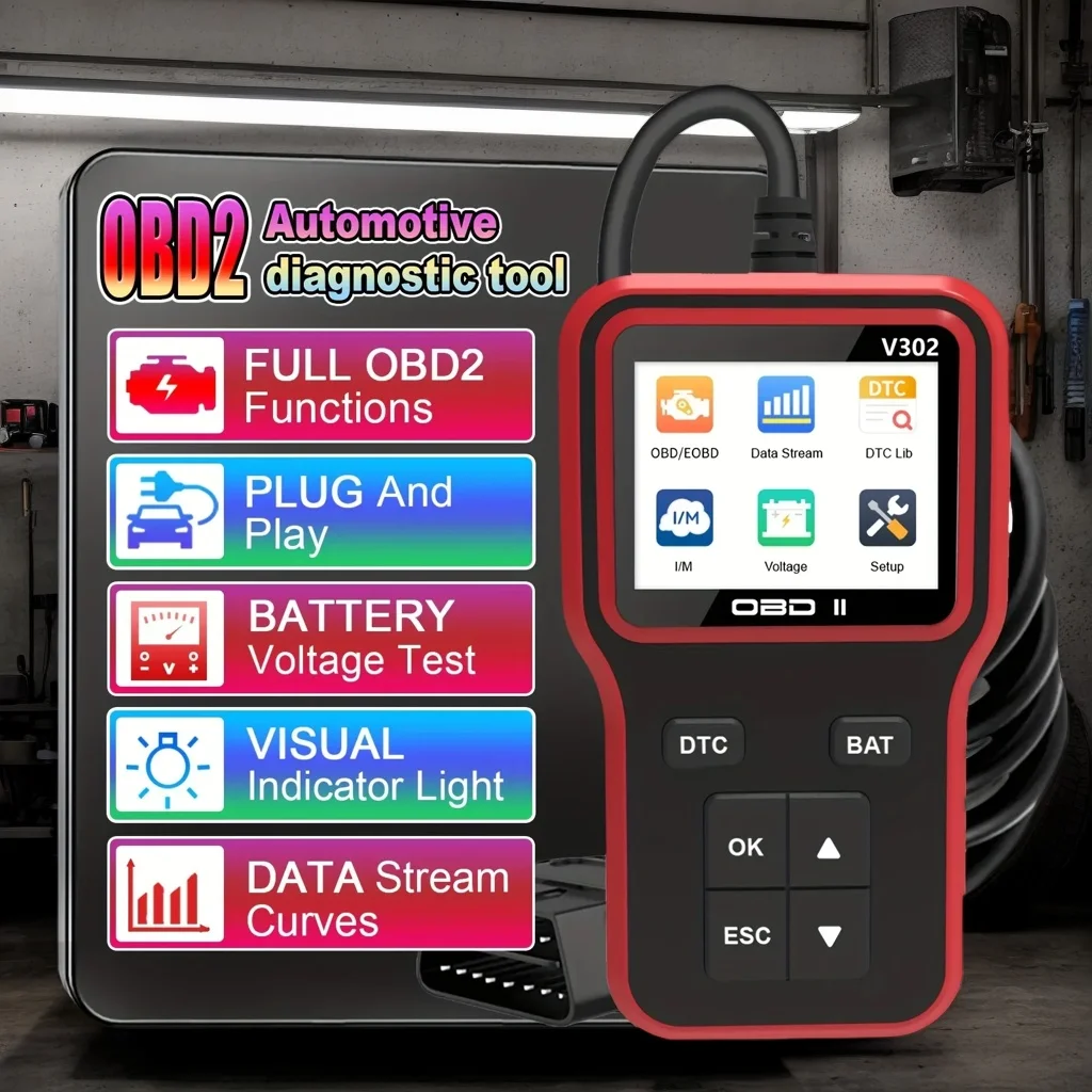 

Сканер OBD2 — считыватель кодов неисправностей двигателя автомобиля с питанием от USB