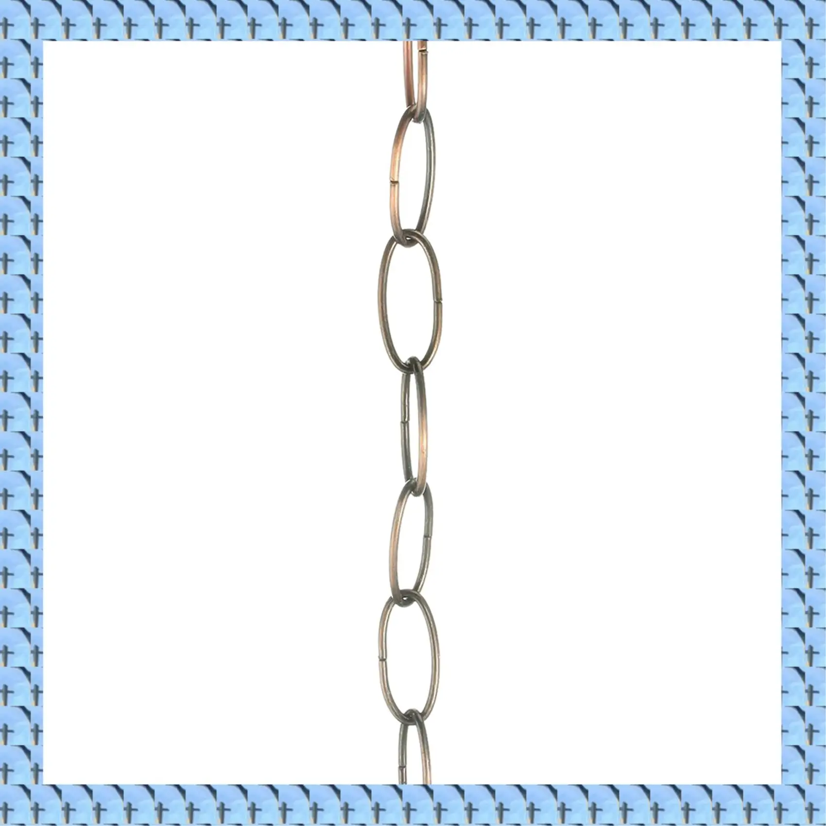 NOCM 4X 1M Heavy Duty Chain For Vintage Chandelier Hanging Lamp,Red Bronze