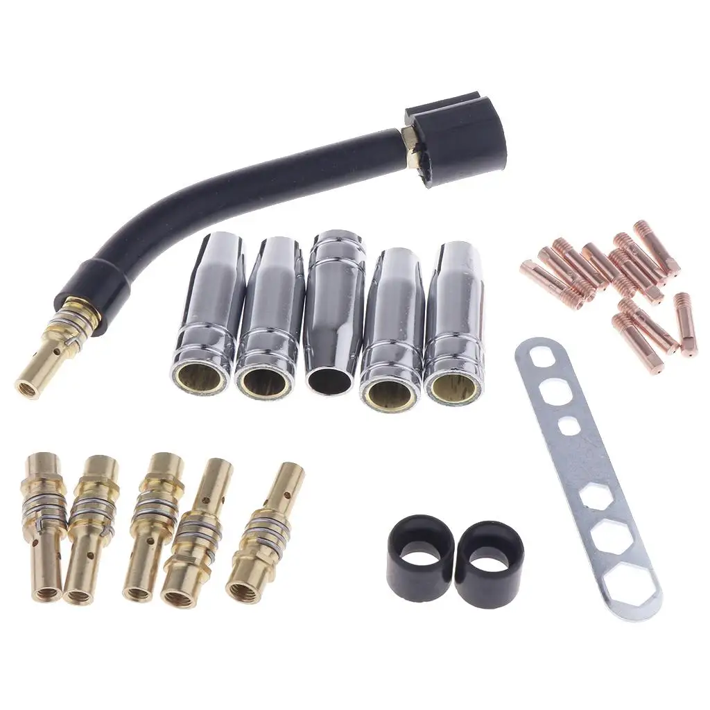 24 Pieces Collet Kit Welding Accessories Welding Torch Accessories