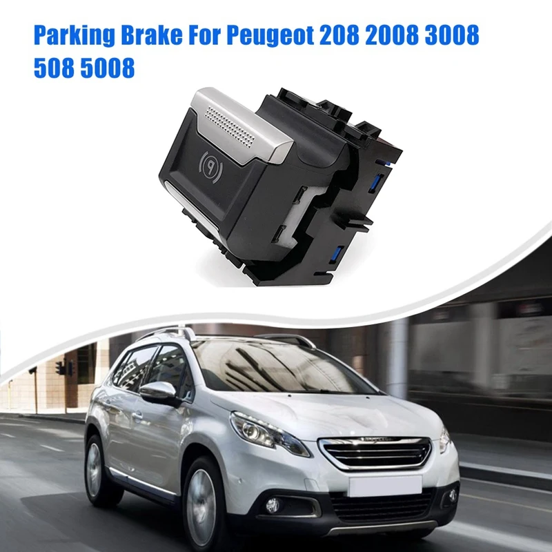 9810593577 for Peugeot 208 2008 3008 508 5008 Parking Brake Switch Handbrake Button