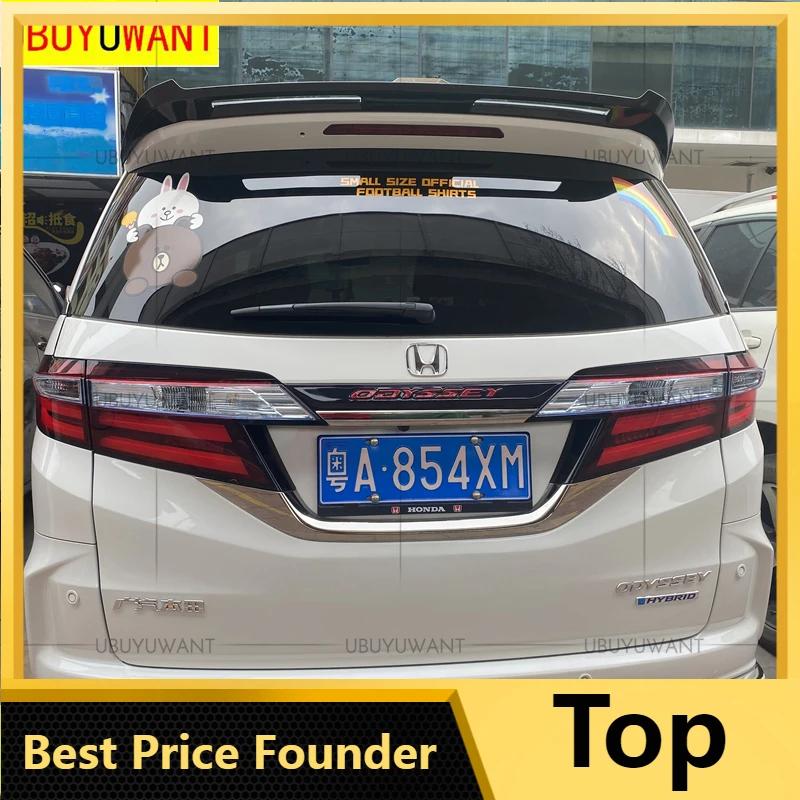 UBUYUWANT For Honda ODYSSEY  Spoiler 2015 2016 2017 2018 2019 High Quality ABS Unpainted/Gloosy Black/Carbon Color Roof Spoiler