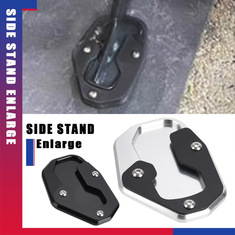 

For Pan America RA1250 RA1 1250 Special 1250 RA1250S PanAmerica 2021 2022 2023 Side Stand Enlarge Kickstand Extension Plate Pad