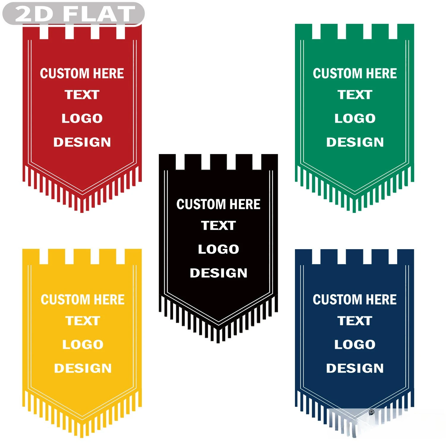 Oxford Custom Hanging Flag, Tailored to Your Specifications with Custom Text, Logo Or Pattern for Party Photo Booth