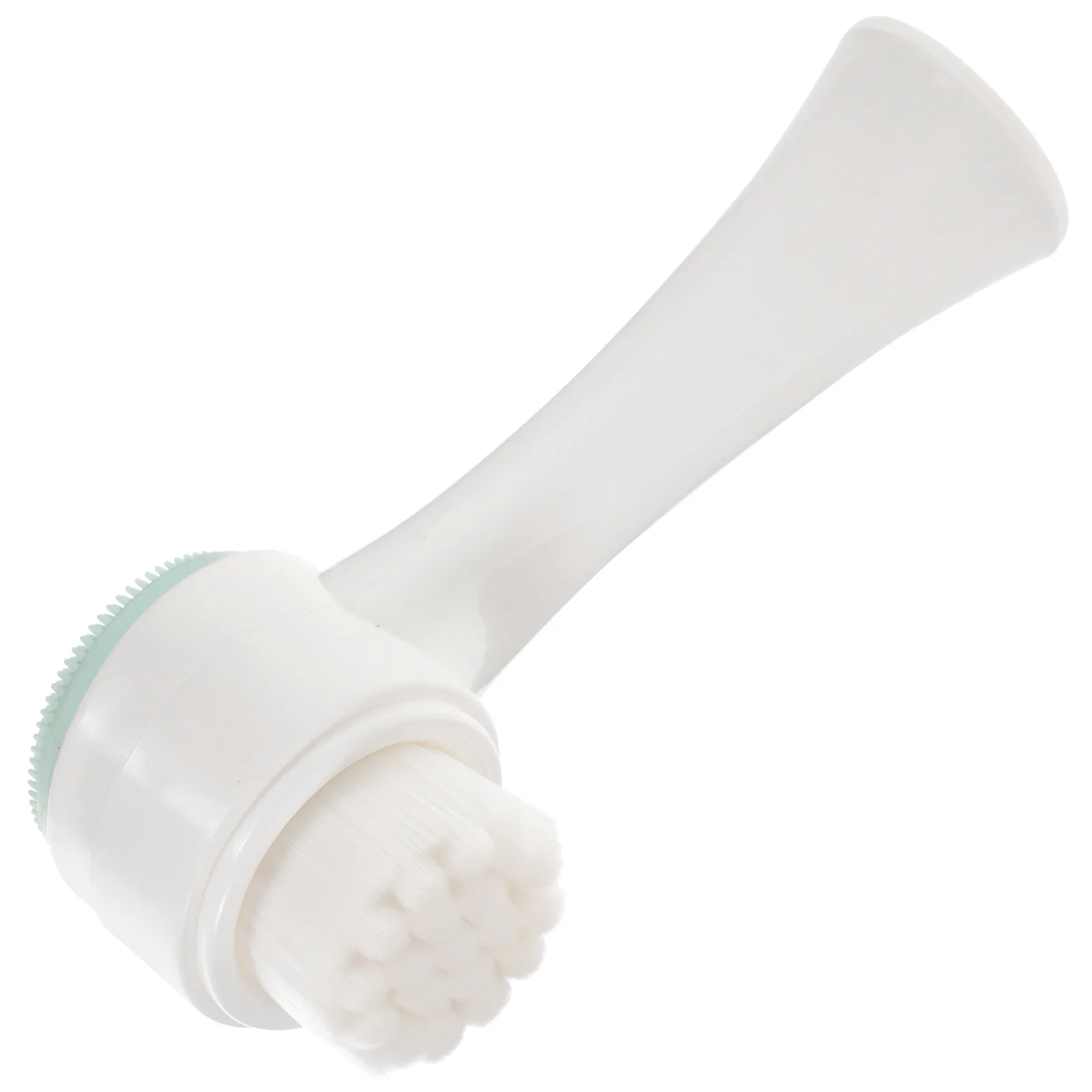 1 Uds cepillo Facial de doble cara cepillo de limpieza Facial Manual Material suave exfoliante lateral para exfoliación herramienta cómoda para el cuidado de la piel