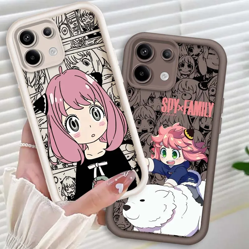 

SPY x FAMILY Anime For Xiaomi Mi Poco X3 X4 X5 X6 M4 M5 M5s M6 F4 F5 F6 Pro GT Plus 5G Eye Ladder Cover