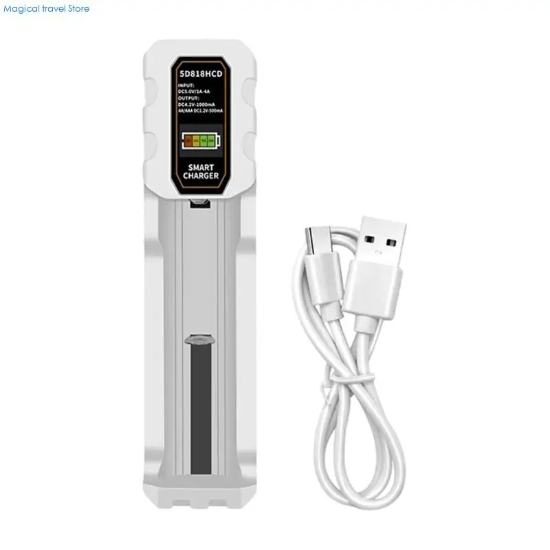 N2UB Multi Compatible Battery Charging Station With Intelligent Protections System for 14500 To 32850 Cells Safety Mechanism