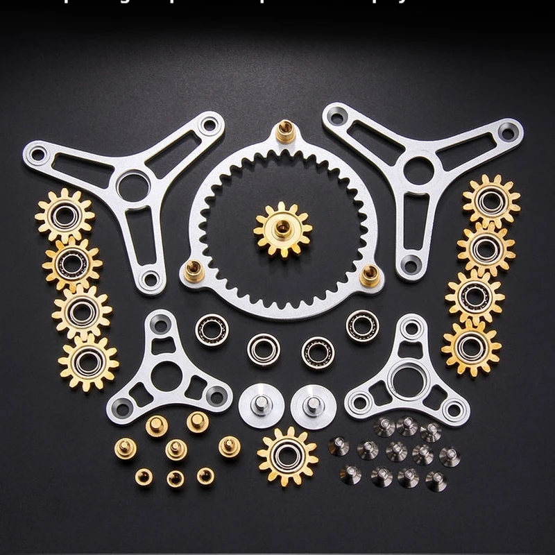 Precision Mechanical Nine-tooth Linked Finger Top Gyro Stress Relief Toy Fidget Spinner For Adults Creative Relaxation Tool