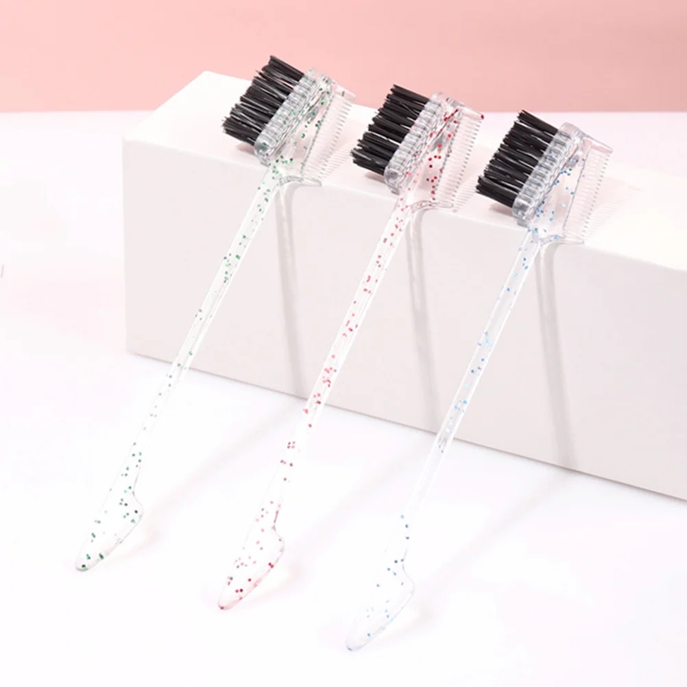 

6pcs Eyebrow Comb Hairline Brush Dual Tip Makeup Tool For Brow Shaping Hair Small Compact Design Makeup Brushes Kit