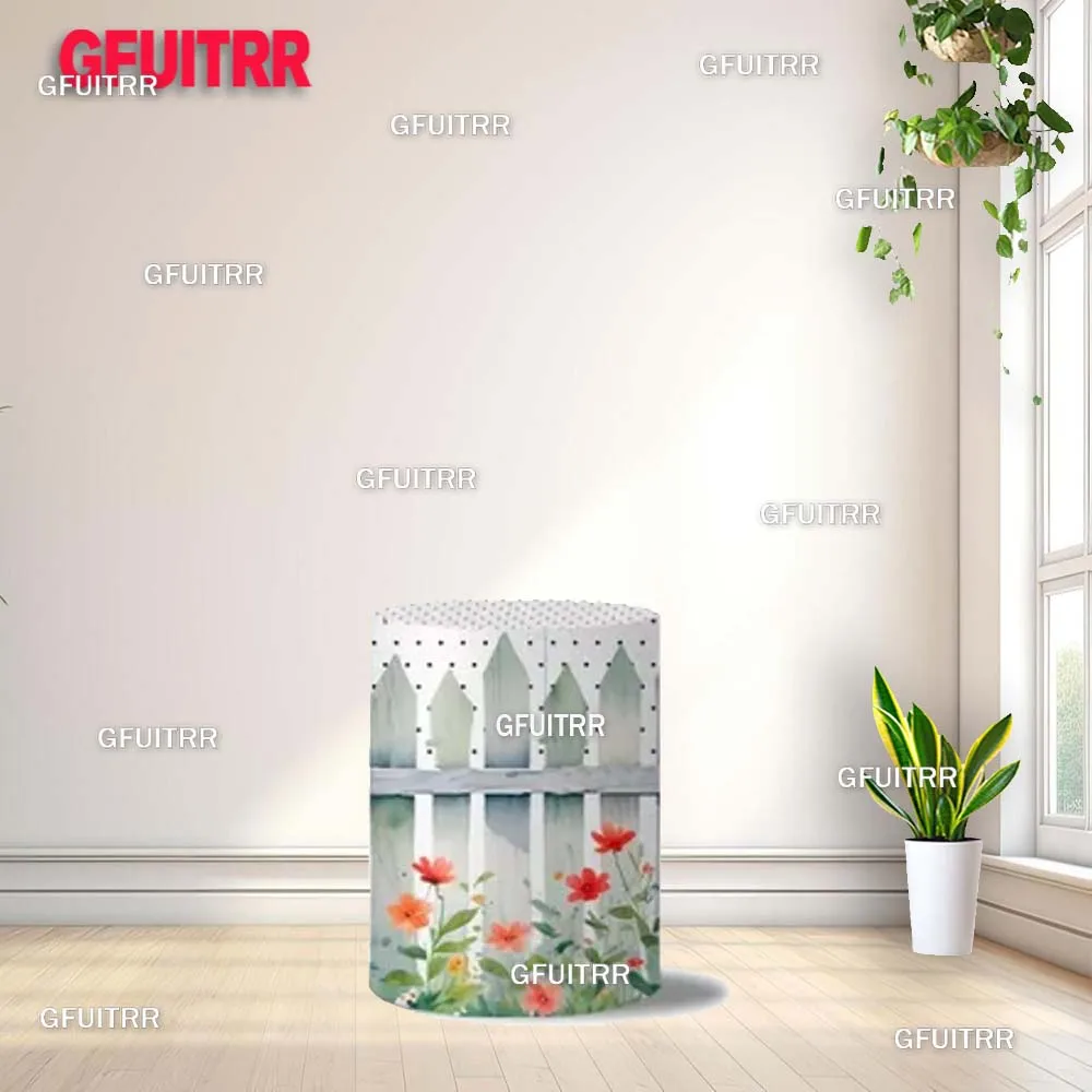 Snow White Princess Backdrop Baby Birthday Party Decoration Photo Photography Background Cylinder Cover Baby Shower Booth