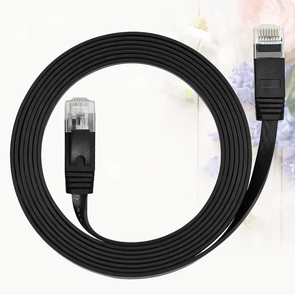 

15M Flat Ethernet Cable For Router Modem Computer Laptop Gaming Streaming Bedroom Living Room Study Kitchen Use Lan Network