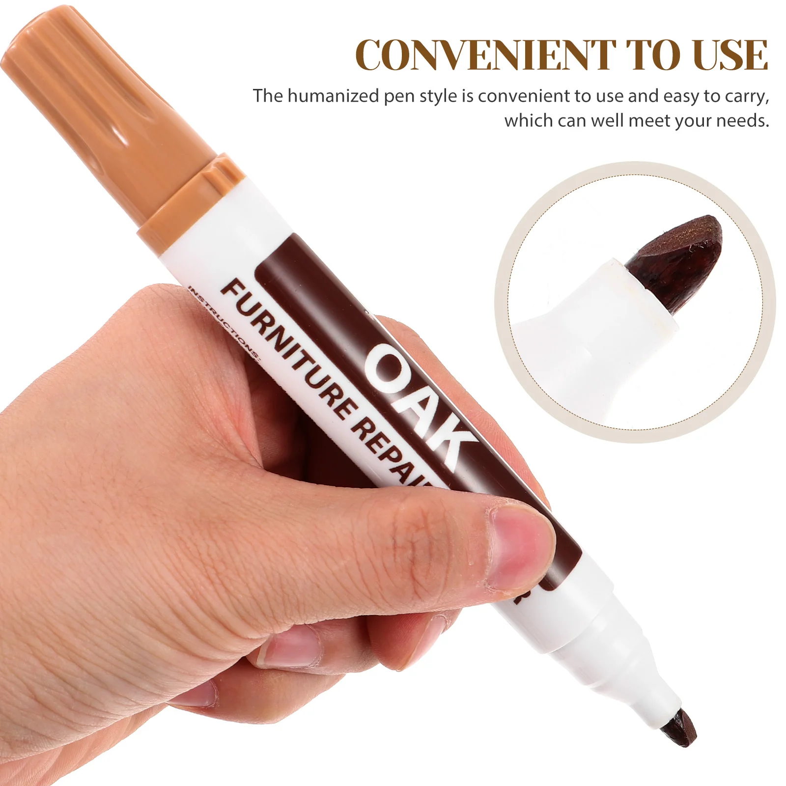 

Furniture Repair Pens 6+6 Colors Wood Scratch Corrector Quick Drying Touch Furniture Touch-Up Markers Up Crayons Home
