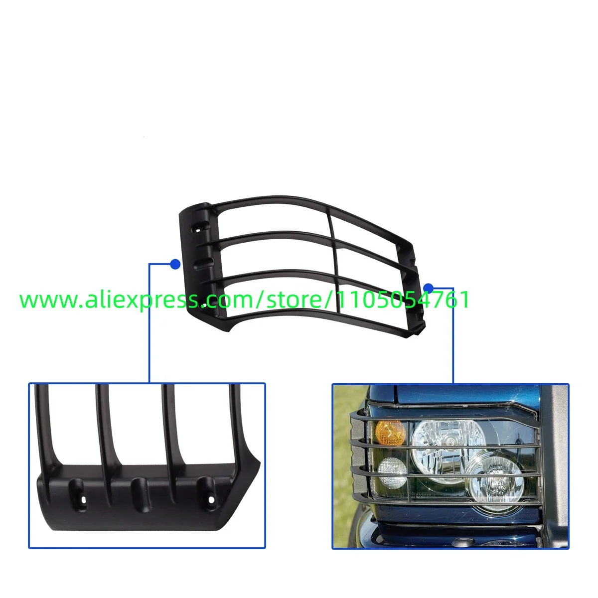 STC53193 is suitable for the headlamp protection kit of the L-and R-over Discovery 2 from 2003 to 2004