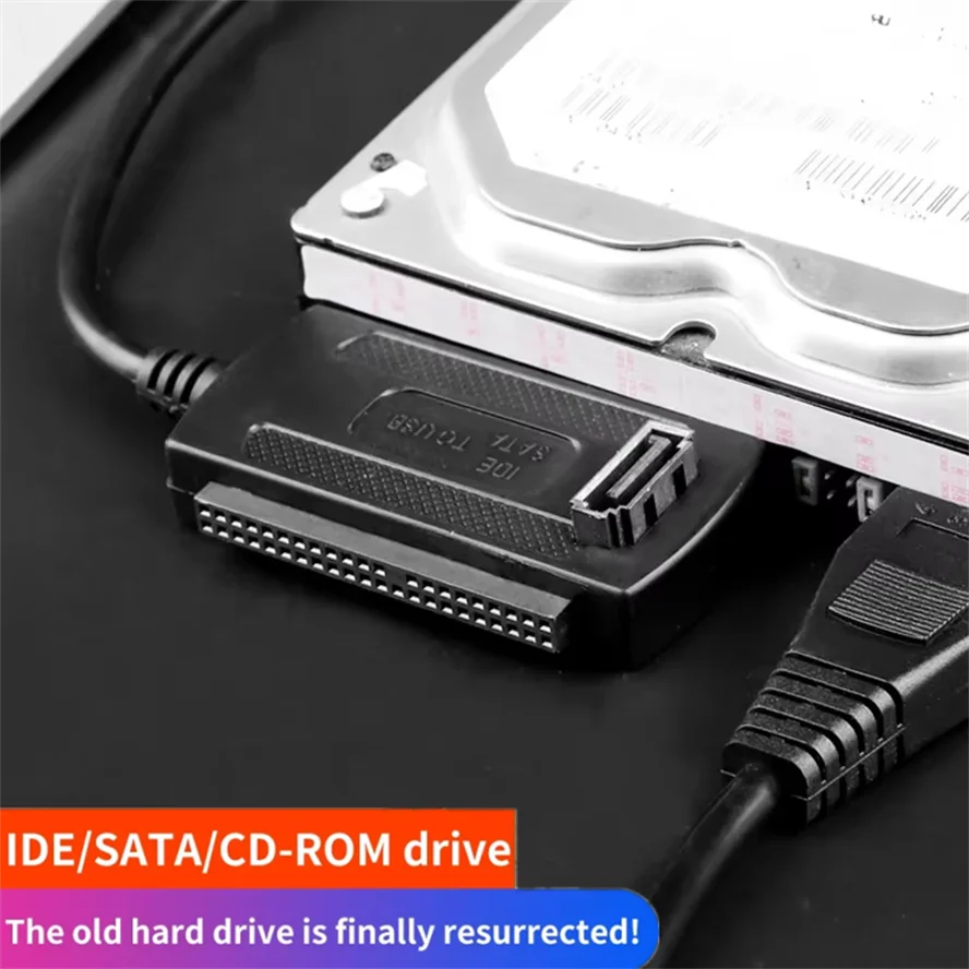 USB Interface To Connect To 2.5 And 3.5 Inch IDE And SATA Interface Hard Drives USB 2.0 To IDE SATA Adapter Cable For PC Laptop